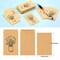 100 Pieces Wedding Favor Seed Packets, Let Love Grow Self Adhesive Seed Packets Mason Jar Flowers Retro Kraft Envelopes Seeds Storage Paper Packets for Rustic Wedding Baby Shower Favors